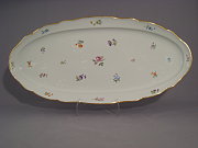 Meissen groe ovale Platte 60 cm